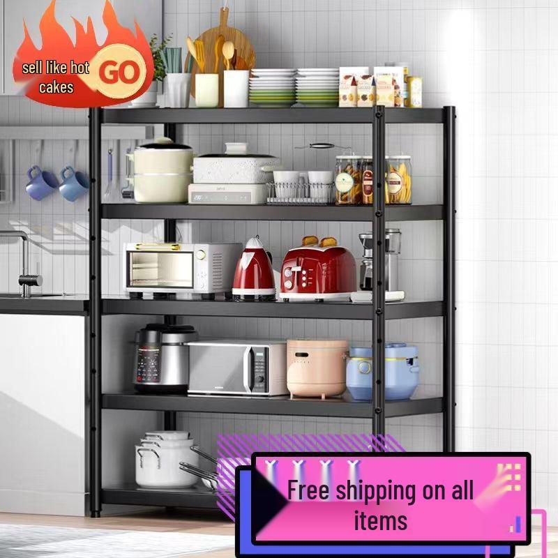 Mehrschichtiges, freistehendes Regal für Küche, Lager oder Balkon