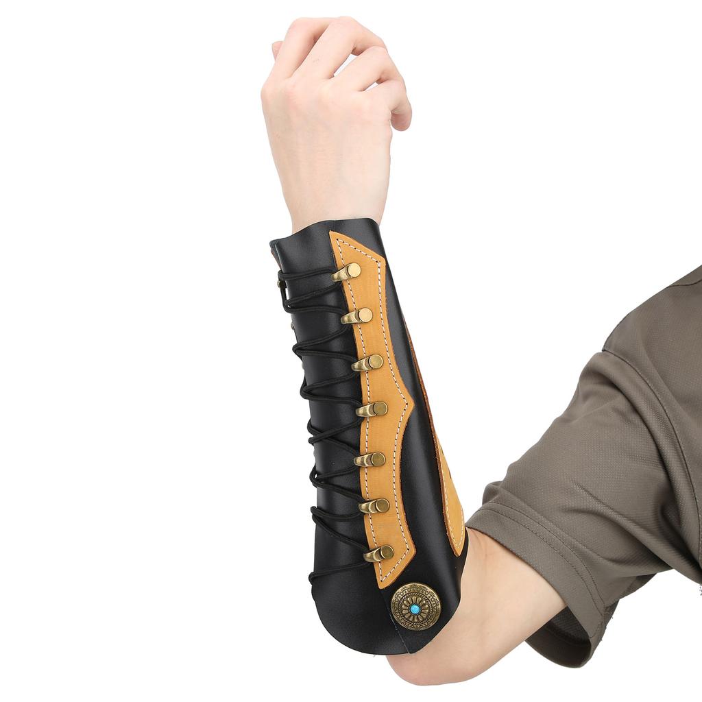 Cowhide Archery Arm Guard Outdoor Arm Protection Archery Arm Guard Accessories