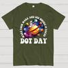Happy International Dot Day Cotton Summer Casual Cool Loose T-Shirt