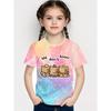 Kids' T-Shirt Animals Boys and Girls Capybara Children's T-Shirt 3D Print Top Loose and Comfortable Gradient Children