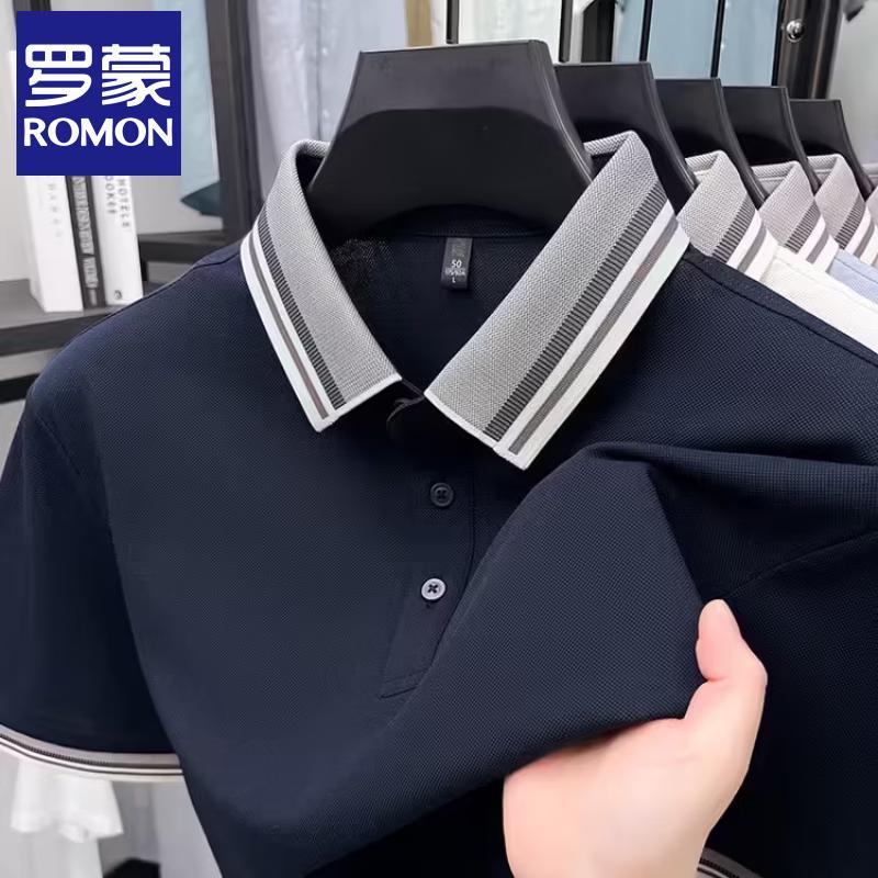 

Luomeng Men s 7A Antibacterial Polo T-Shirt XL
