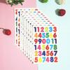 Self-Adhesive English Letter and Number Stickers for Children (0-9, A-Z)