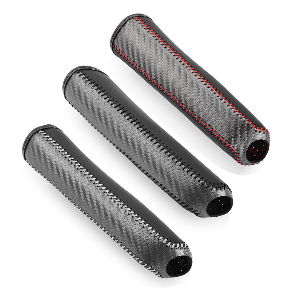 Car Leather Handbrake Cover Protective Sleeve Hand Brake Protection Car Interior Accessories