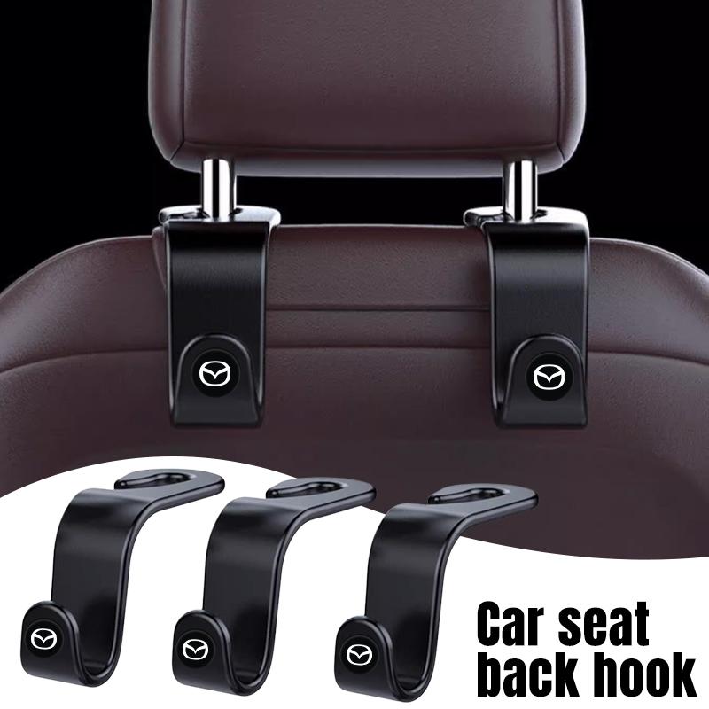 2025 Heiß 2 Stück Autositzhaken Innenraum Hinten Tragbar Hängende Tasche Halter Aufbewahrungstasche Für Mazda 3 Alexa CX-30 CX30 CX5 CX 5 CX-5 CX8