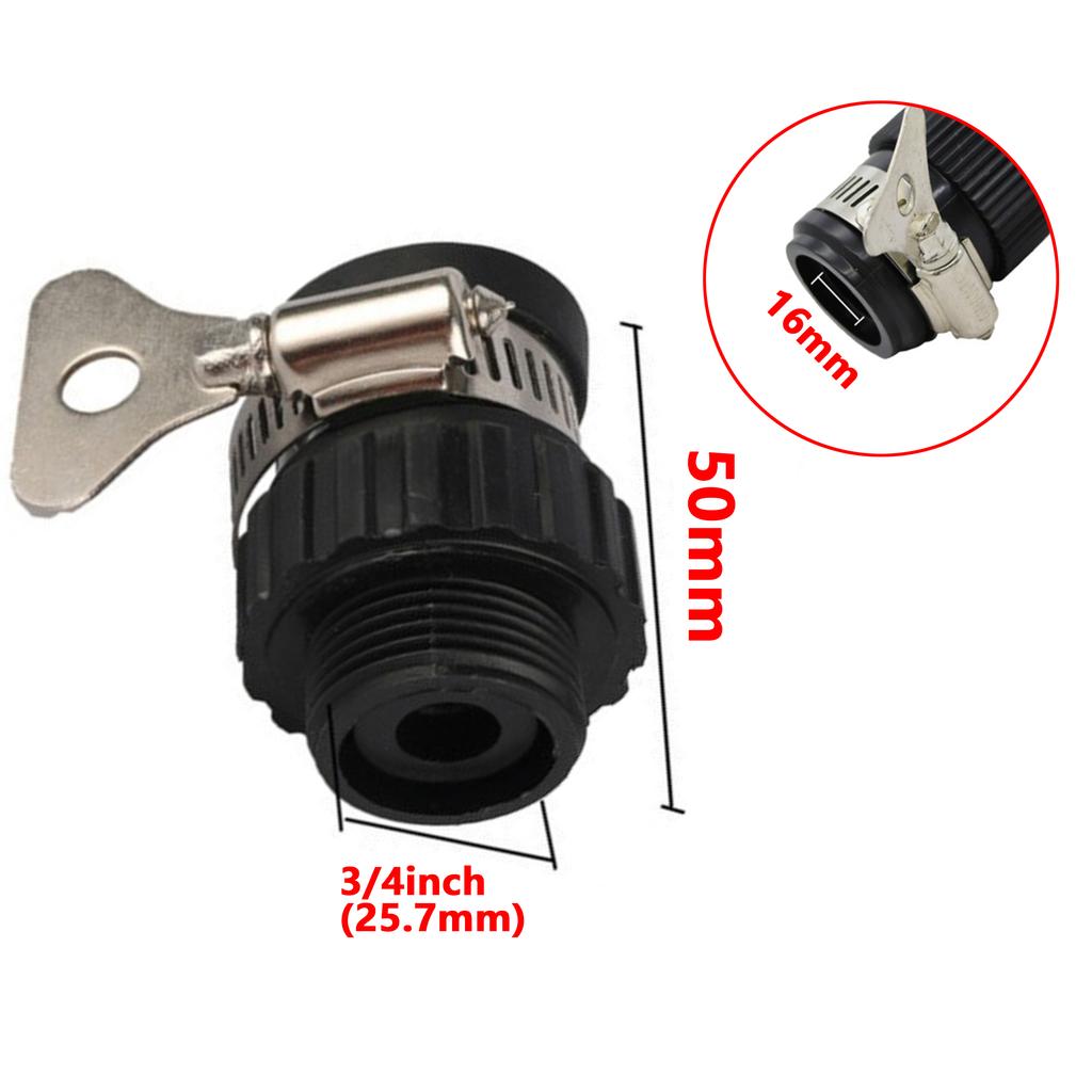 Garden Hose Quick Connector 1/2 3/4 1 Inch Pipe Coupler Stop Water Connector Repair Joint Drip Irrigation System 32/20/16mm Hose