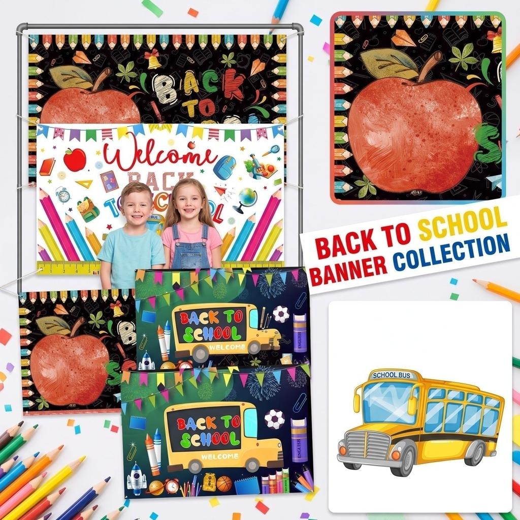 Back to School Photo for Party Decorations