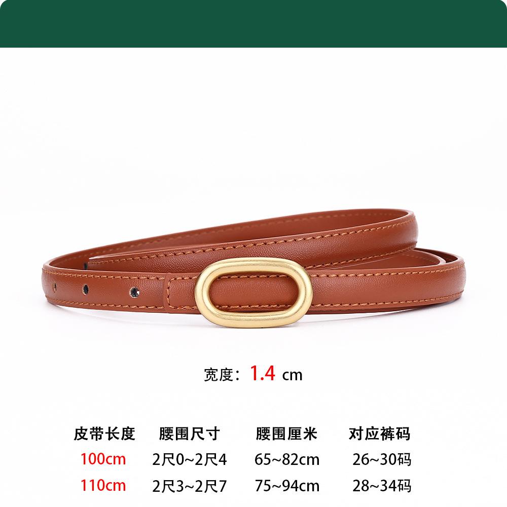 Curea Curea de piele pentru femei Rochie Curea subțire Senzualitate de înaltă clasă pentru femei