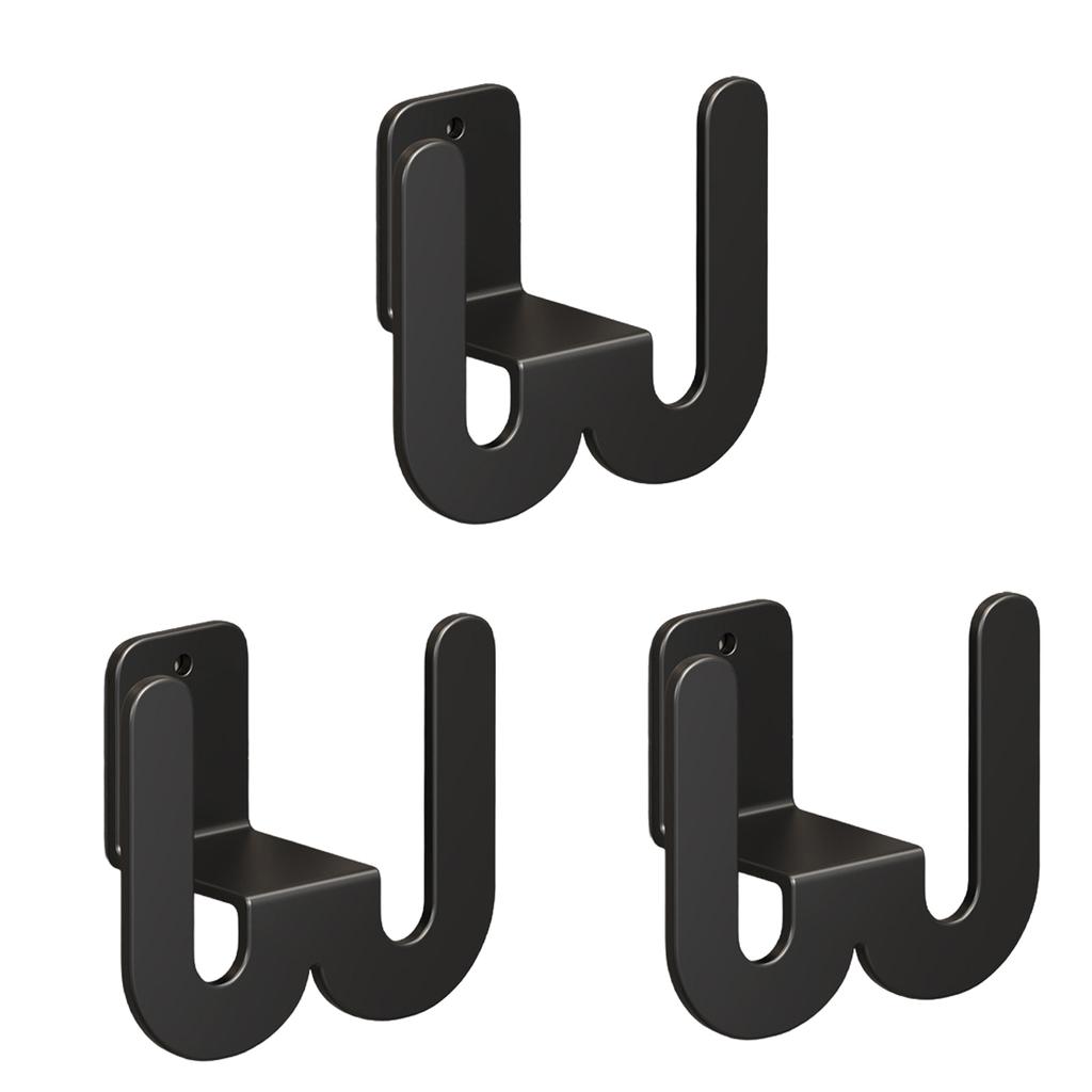 3pcs Wall Mounted Shoe Rack Slipper Storage Organizer Hanger Multifunctional non Perforated Storage Hook Door Slipper Hanger