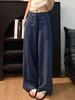Women's High Waist Loose Wide-Leg Cotton Linen Pants - Spring/Autumn 2026