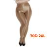 70 Den Ölig Glänzende Tanzstrumpfhose Metallisch Hochglänzend Mit Füßen Übergrößen Für Damen Nachtclub Laufsteg