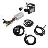 Electric Bike Conversion Kit 17A Controller SW900 Panel 130X Thumb Throttle Power Off Sensor for