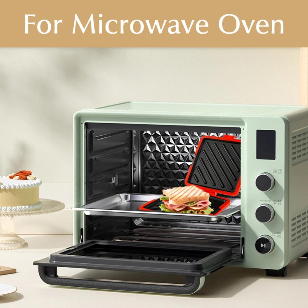 Adjustable Silicone Microwave Sandwich Maker Non-stick Sandwich Grill Plate Durable Toastie Office