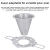 Tragbares Teesieb Leichter Kaffeetropfhalter Neues Titan Kaffeefilter Halterungsset