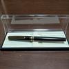 Used (New) PILOT Fountain Pen Black Gold-Plated Nib with Clear Case and Refill Ink