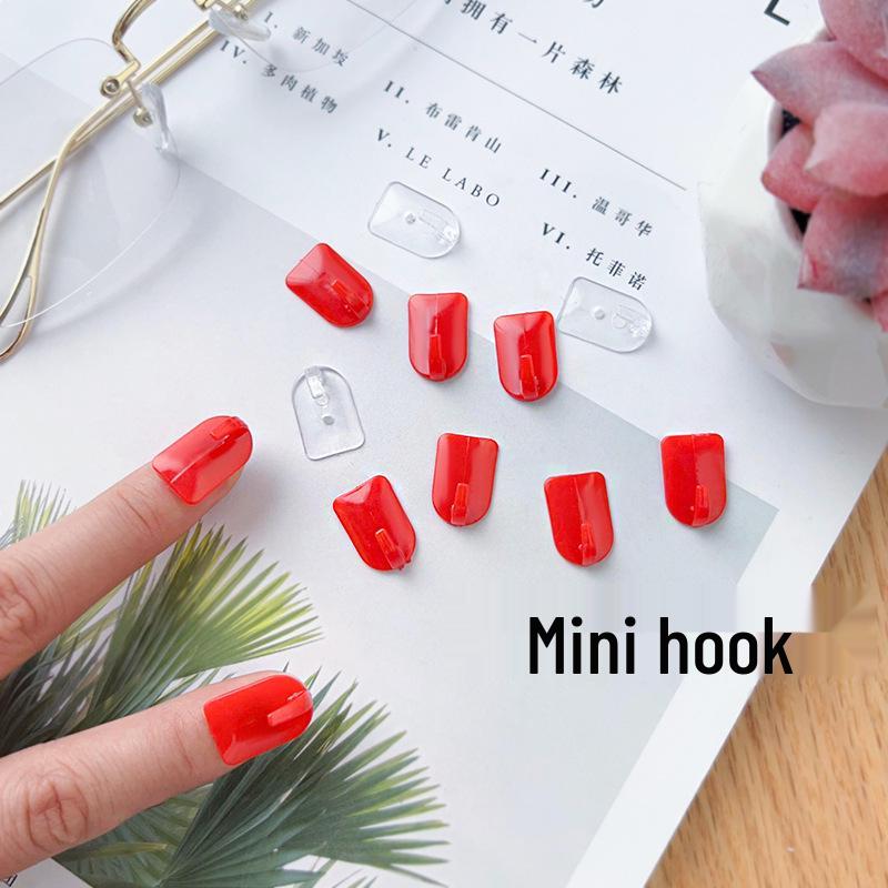 Transparent Traceless Acrylic Adhesive Hook - Strong, No-Drill Bathroom Solution