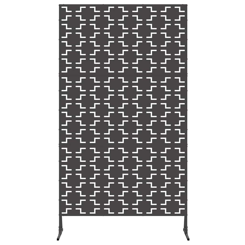 vidaXL Privacy Screen 100 X 50 X 180 Cm Steel Black