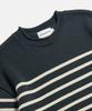 ESPIONAGE Mariniere Knit Sweater Ivory Stripe