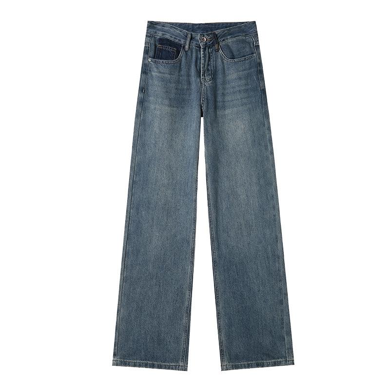 GMXIA Modne damskie spodnie i spodnie capri z wysokim stanem, na co dzień w jednolitym kolorze