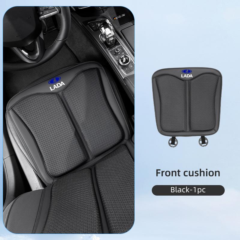 AHTFPU1 Car Seat Cover Front Rear Seat Ice Silk Cushion Pad Protective Mat For Lada Vesta Niva Samara Kalina Largus Priora Xray