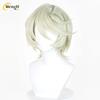 Anime TRHO Paine Short 35cm Light Green Cosplay Anime Wig Heat Resistant Synthetic Hair Halloween Party Wigs + Wig Cap