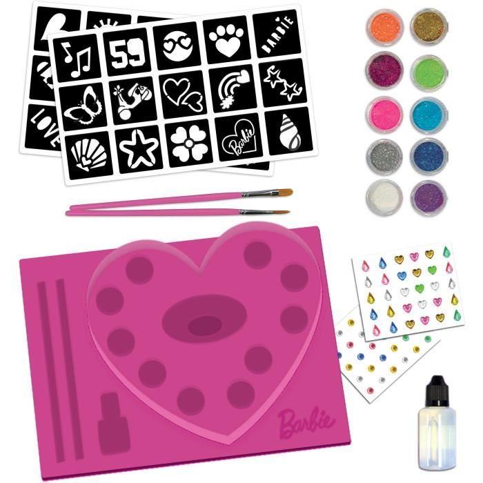 Barbie-Tattoos – LISCIANI – Barbie – Glitzer-Tattoo – Glitzer-Tattoos – Sicheres und geprüftes Material
