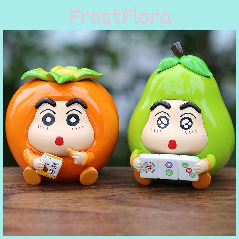 Adorable Pvc Shinnosuke Fruit Series Figure Cute Desktop Car Mascot Gift For Collectors