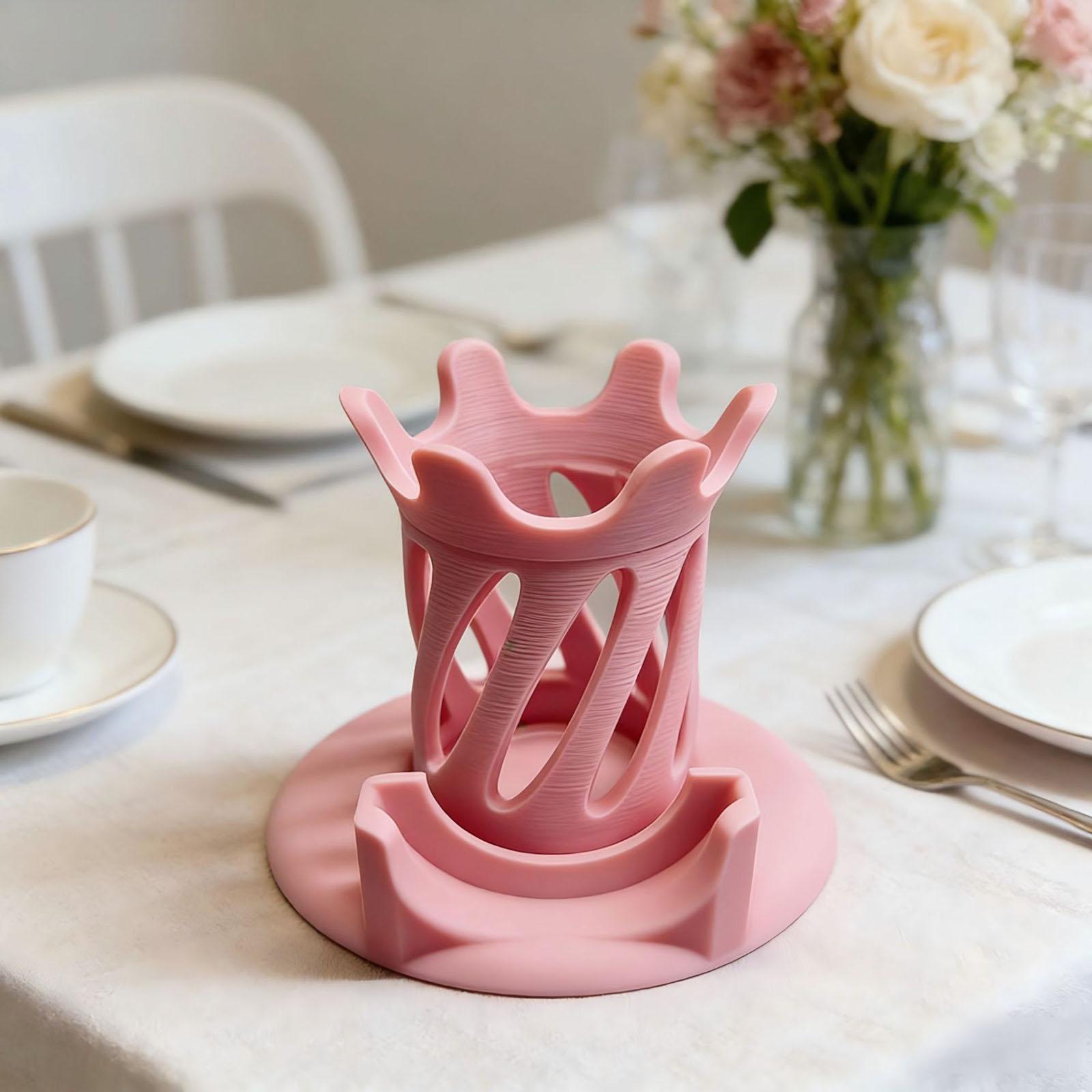 

Стеклянный держатель для бутылок с дренажем, подходит для кухни и сушилки для дорожных кружек One Size розовый