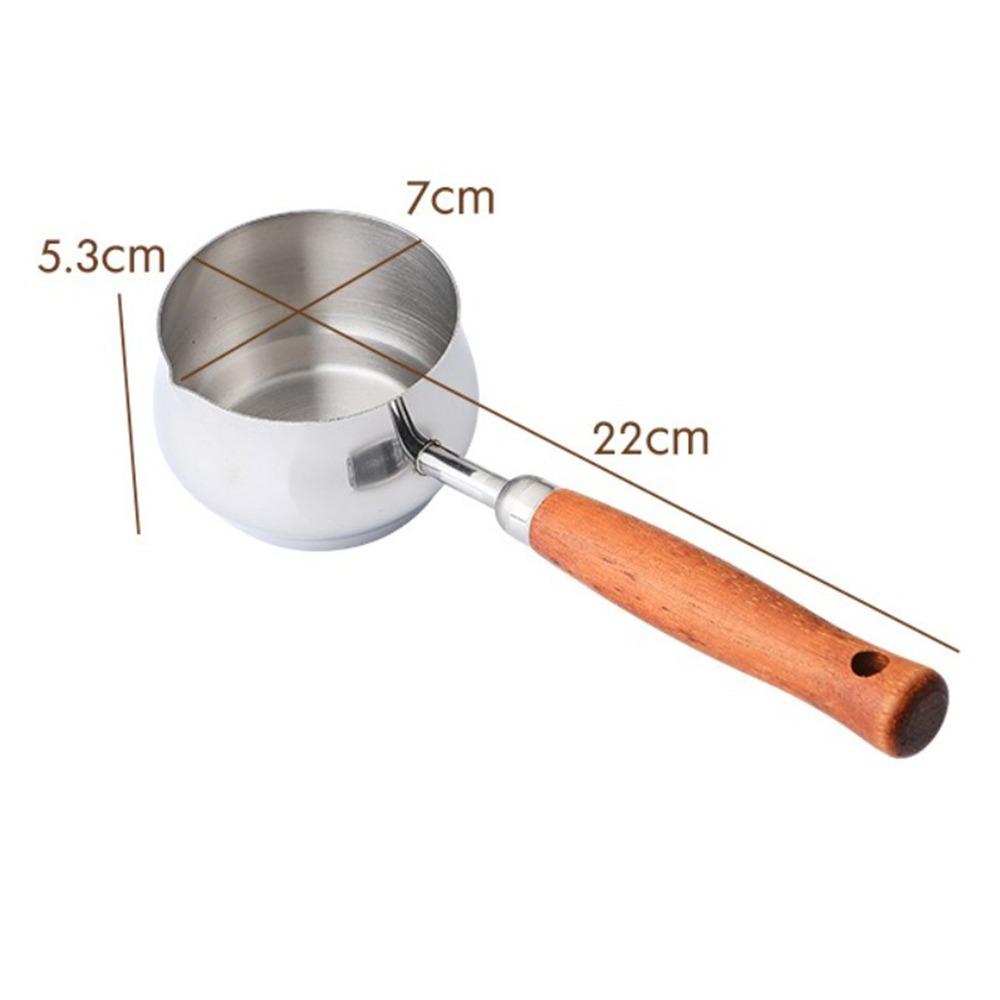 New Stainless Steel Milk Pot Small Multifunctional Cooking Sauce Bowl Thickened Noodle Bowl