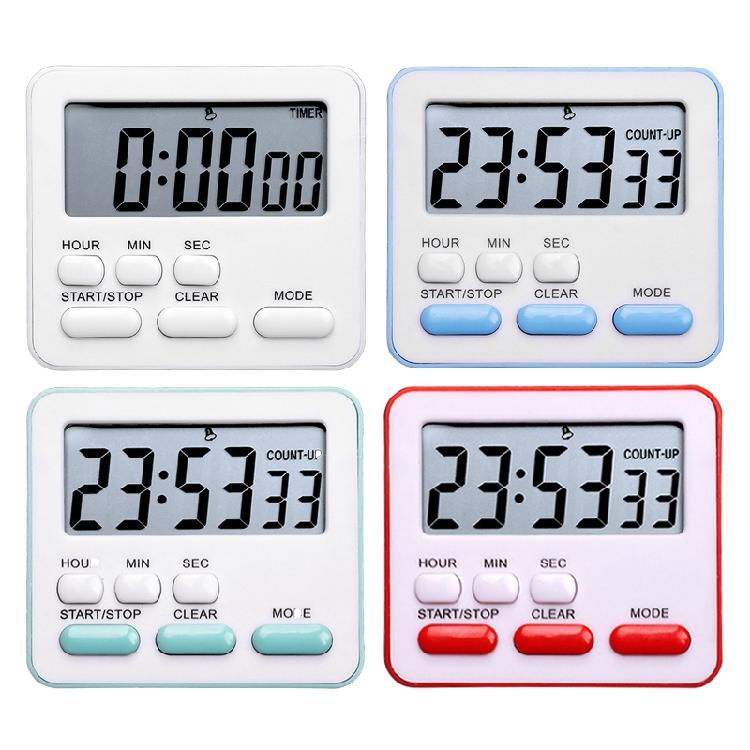 Simple Style Mini Kitchen Timer for Cooking Digital Timer for Kids Count-Up Down