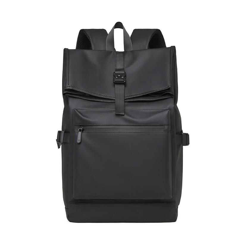 Men's Large Capacity Roll-Top Outdoor Travel Backpack