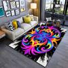 Colorful Abstract Swirl Pattern Suitable As a Non-slip Mat for the Living Room or Bedroom Sofa