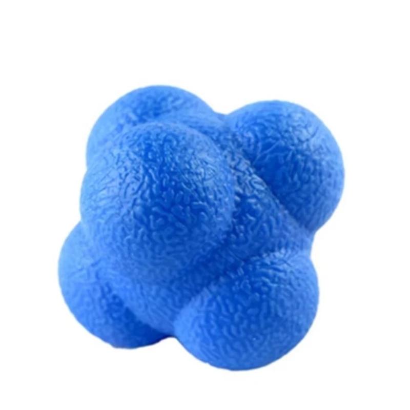 Hexagon Agility Training Ball Reaction Ball For Basketball Football Kids Adult Coordination Reflex Sports