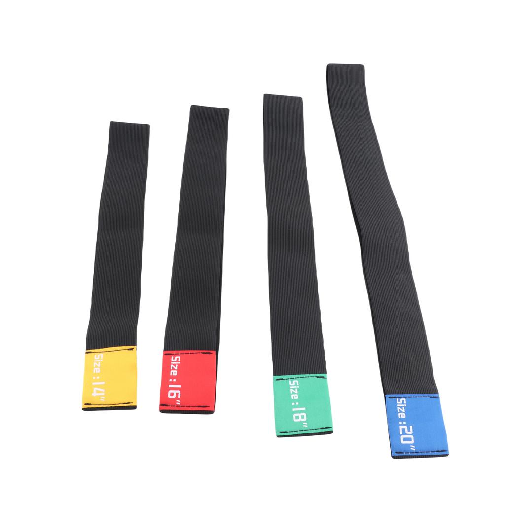 4pcs Drum Cymbal Mute Belt Hi Hat Elastic Ring Circle Set Drum Practice Silencers 14inch   16inch   18inch   20inch