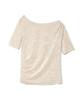 Lily Brown Brushed Tulle Gathered Top IVR Women's (LWCT244059)