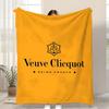 V-Veuve ClicquotS ART Decke Kinderfreundliche Flanelldecke Weich Warm Antistatisch Waschbar Ganzjahres