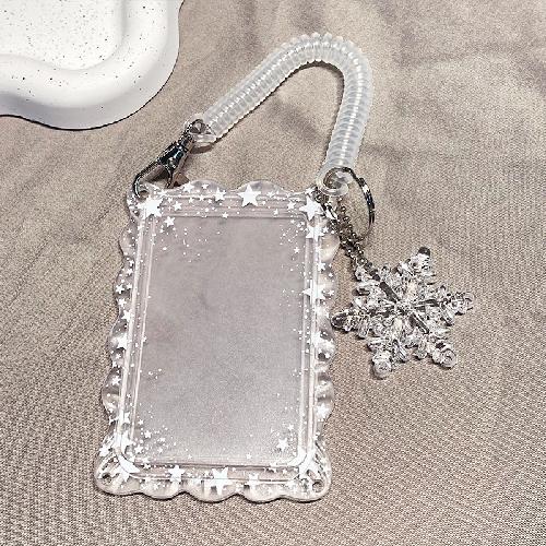 Waterproof Cartoon Plastic Card Cover Women's Kids Bus Credit ID Name Business Working Bank Card Badge Holder Protective Cover
