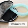 PCM Cooling Neck Ring with Cooling Pouch Set Size Neck Blue Outdoor Cooling with Dedicated Case (Large / Ring / Pouch Gray) 28°C