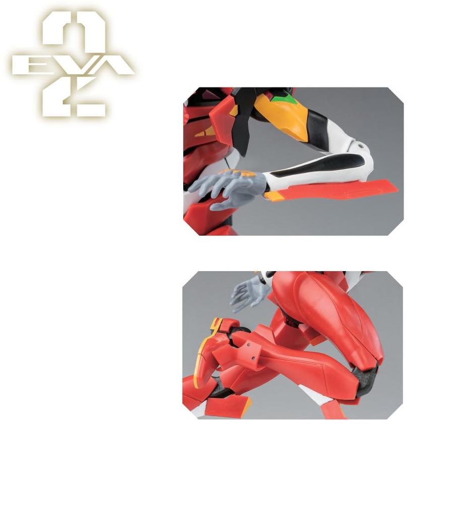 Doyusha Evangelion New Theatrical Edition AMK Series Evangelion Unit 20cm Plastic Model EVA-02 2, Approx. Tall, Pre-painted