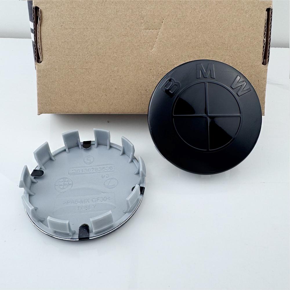 BCGRR1 Mini 4Pcs 56mm 68mm Wheel Center Caps for BMW 50th Anniversary M Power Carbon Fiber Rim Hubcap Emblem E46 E90 F10 F30 G20 X5