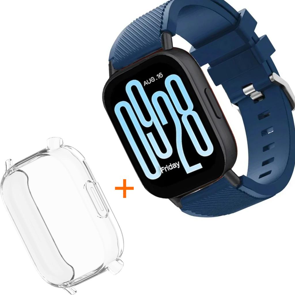 Silicone Strap With TPU Case For Xiaomi Redmi Watch 5 Active Lite Smart Watch Wrist Band And Case For Redmi Watch 5 Active Lite