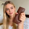 Chocolate Soft Fidget Toy Squeeze Slow Rising Stress Relief Pinch for Anxiety Office School Travel Sensory