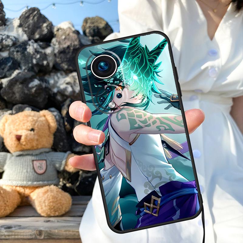 Genshin Impact Xiao Phone Case For Honor 90 Lite 50 70 Magic 5 6 Pro X6 X7 X8 X9 X6a X7a X8a X9a X9b X8b Cover