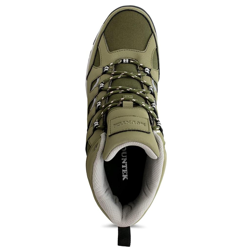 Trekking Shoes Waterproof Sneakers Light Mountain Climbing Camping Mt1940 Khaki [MOUNTEK] Men's Women's 28.0