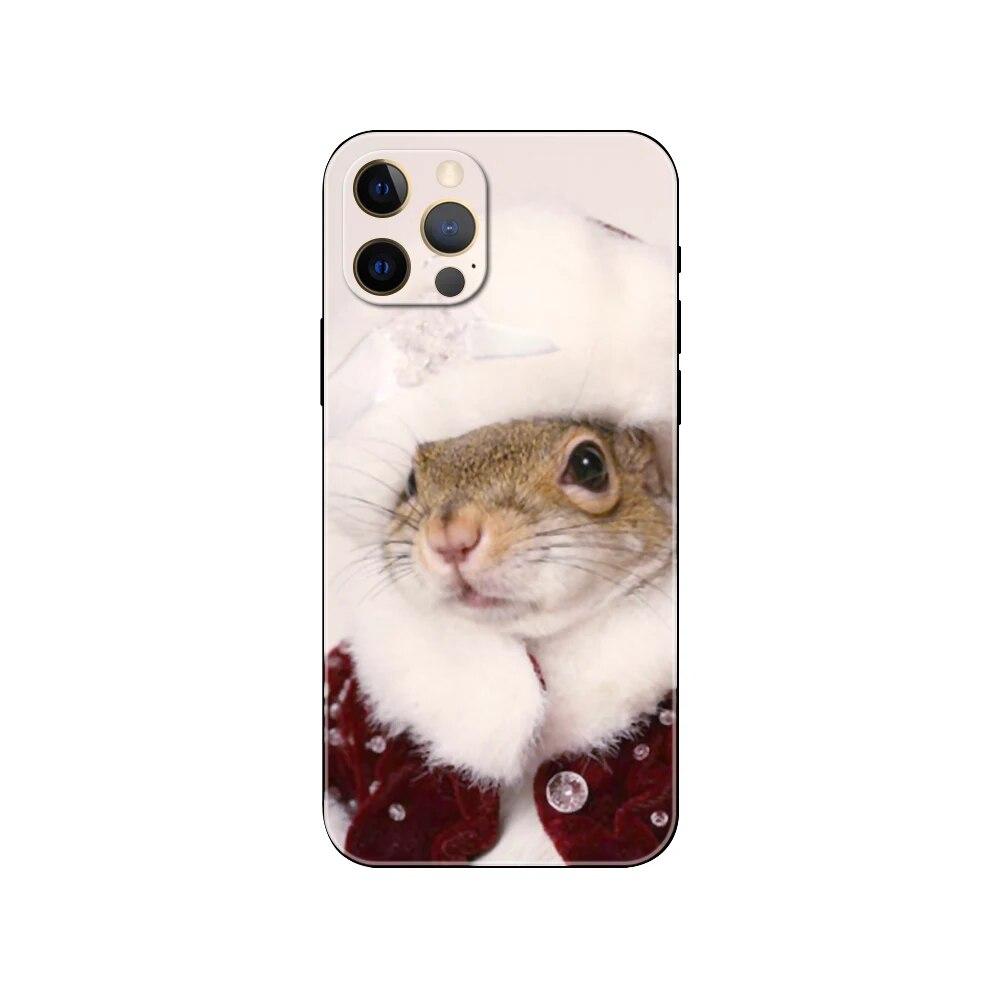 Pouzdro na telefon Squirrel pro iPhone Samsung Galaxy Redmi Xiaomi Oppo OnePlus Note SA 7 8 9 10 11 12 13 14 20 21 22 23 53 54 Pro Max Plus Ultra TPU Soft