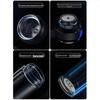 XINO 320mL Double-Wall Antimicrobial Glass Tea Tumbler