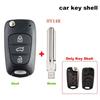 315mhz 433Mhz ID46 Chip Flip Remote Car Key Remote for Hyundai I20 I30 IX35 Avante for Kia K2 K5 Sportage Auto Key Case Shell