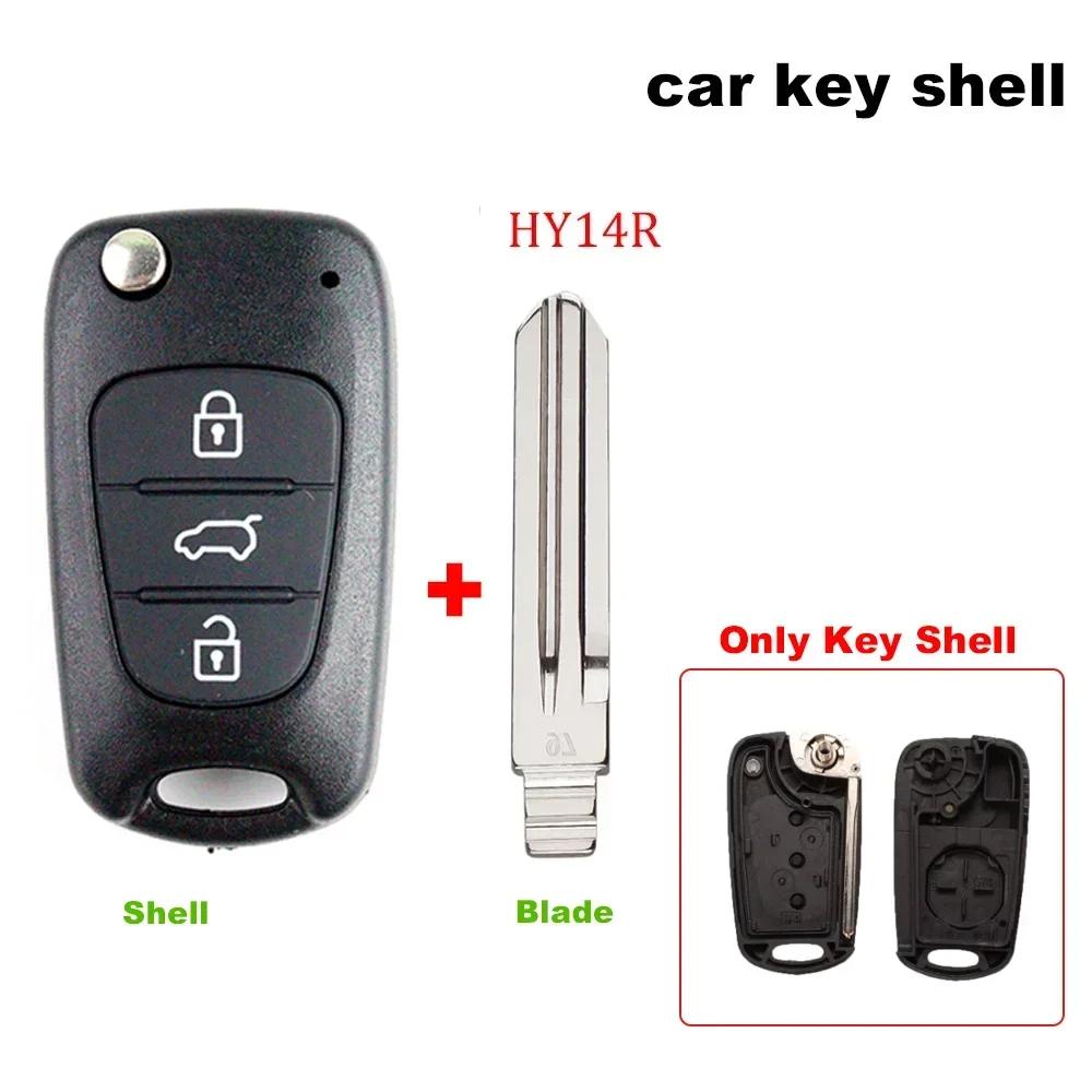 315mhz 433Mhz ID46 Chip Flip Remote Car Key Remote for Hyundai I20 I30 IX35 Avante for Kia K2 K5 Sportage Auto Key Case Shell