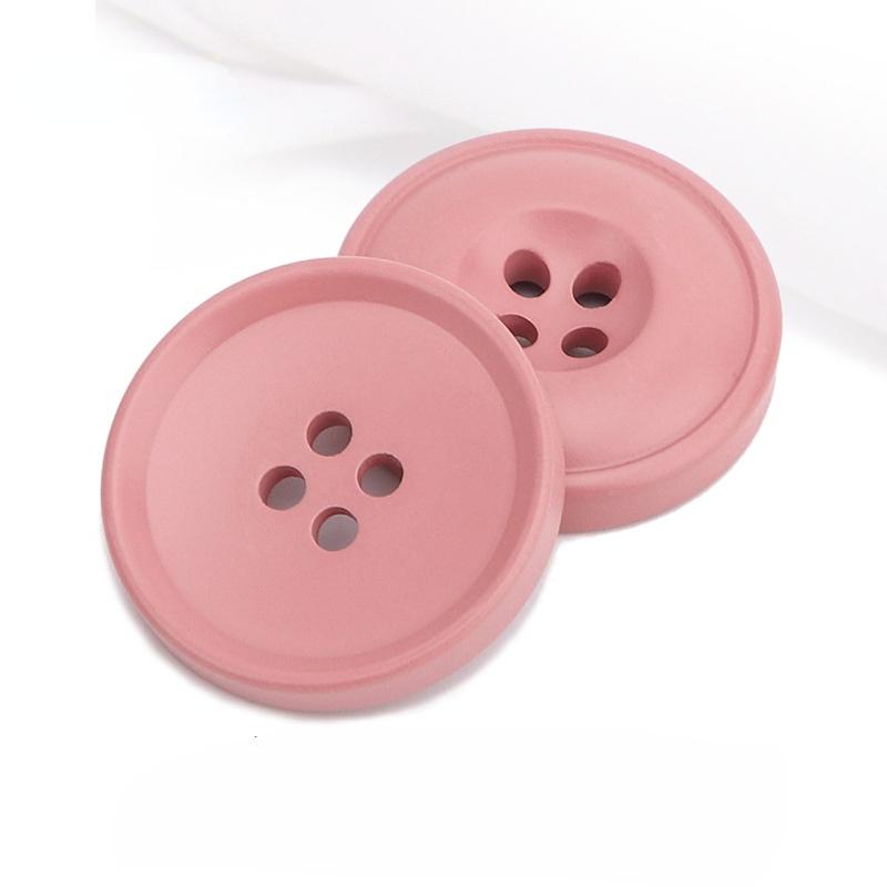 Velký Kulatý 4 Dírkový Pryskyřičný Šicí Knoflík Černý Bílý Červený Knoflíky Scrapbooking Pro DIY Řemesla Oblečení Kabát Svetr Dekor 25/27Mm