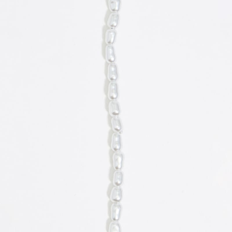 BIMBA Y LOLA BIMBA Y LOLA Heart Logo Pearl Necklace B255AIU001GOF