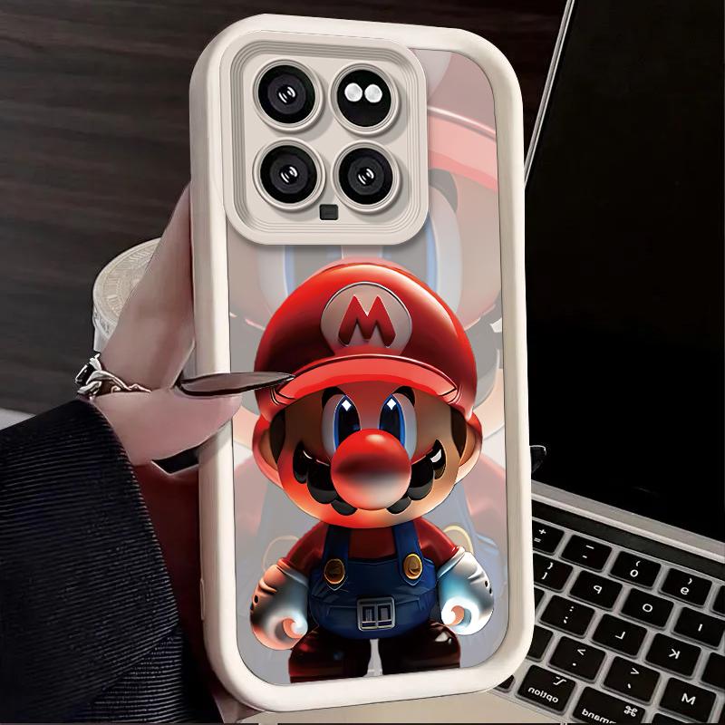 Super M-Marios Bros Case for Xiaomi Mi 14 13 13T 12 12T 11 11T Pro Lite 12X 12S POCO F6 F5 X5 X3 NFC Soft Silicone Cover Funda